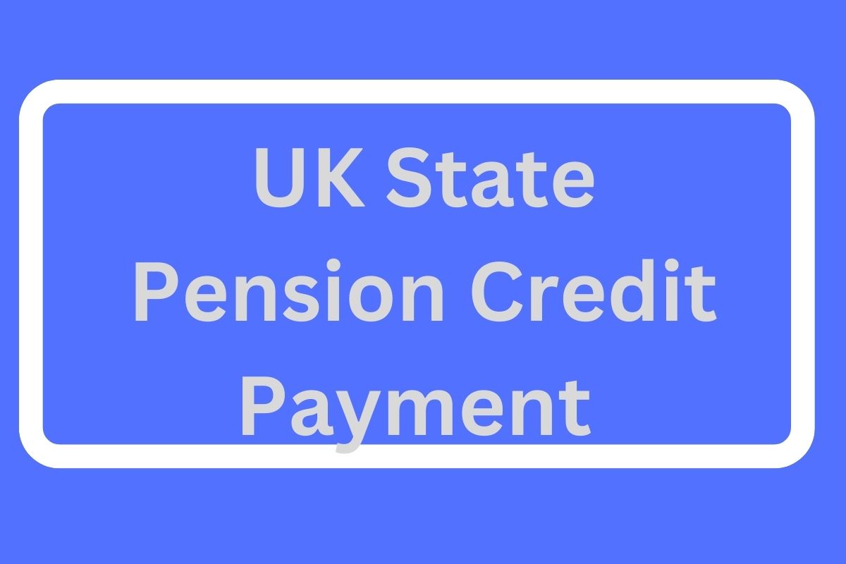 UK State Pension Credit Payment